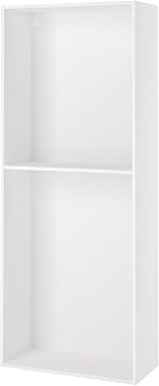Kitchen size cabinet frame, white, 80x37x200 cm