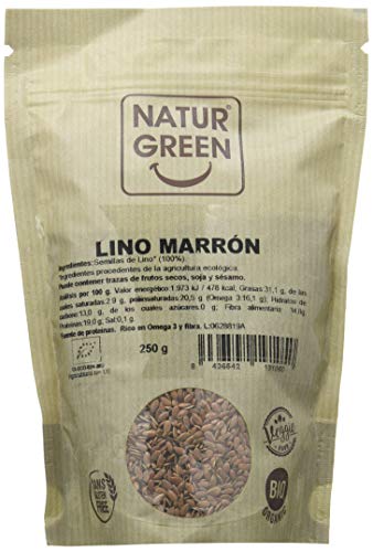 Lino Marron Bio 250 Gr