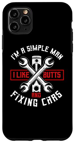 iPhone 11 Pro Max Mechanic Gifts Funny Car Repair I Like Butts And Cars Case Arkansas