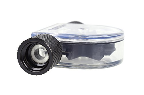 Alphacool 17366 Eisfluegel Flow Indicator Black G1/4 Inner Thread - Acryl Water Cooling Monitoring #TOP1
