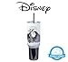 Silver Buffalo Disney Nightmare Before Christmas by Tim Burton Jack Skellington Hill and Moon Stainless Steel Tumbler with Handle and Straw, Fits in Standard Cup Holder, 40 Ounces