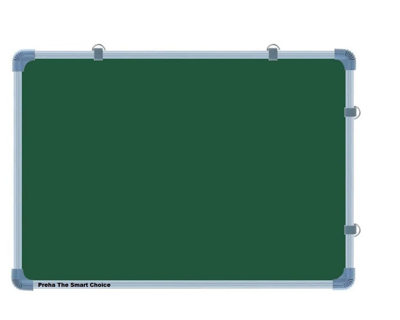 Non Magnetic 2X1.5 Feet Double Sided White&Chalk Board, Both Side Writing Boards - one Side White Marker and Reverse Chalk Board Surface (2x1.5 feet Pack of 01)-image-13