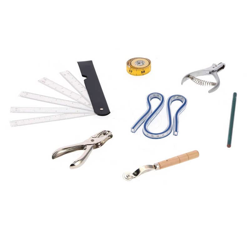 Sewing Rulers Set Clothing Ruler Set Precise Tailor Measure Tool for DIY Needlework Dressmaking Buttons Sewing Tool