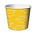 Creative Converting 6 Count Graduation Treat Cups, Yellow