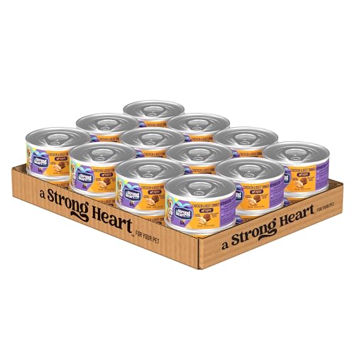 A Strong Heart Wet Puppy Food, Chicken & Beef Dinner - 5.5 oz Cans (Pack of 24), Made in The USA...