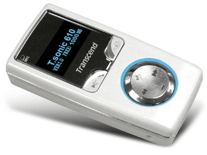 Amazon.com: Transcend T.sonic 610 1 GB MP3 Player (White