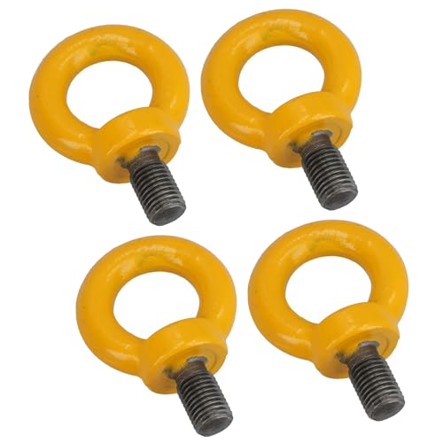 Anillo de ojo de elevación de 6 mm para tensor de cable y sujeción de carga de 0,4 toneladas, 4 ud 2