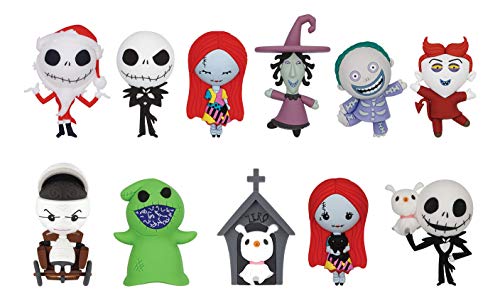 Nightmare Before Christmas Series 4-3D Foam Bag Clip in a Blind Bag