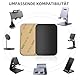 MIN CI 25Stück Metallplatte Metallplättchen Selbstklebend, Handyhalterung Auto Magnet 65x45x0.4 Rechtecke Klebemagnete Magnetplatte Magnet für Handyhülle
