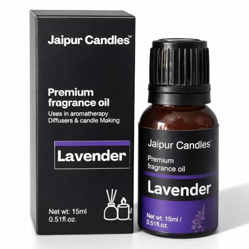 Image of Fragrance Oil | 15 ml | Aroma Oil for Home Fragrance | Best for Aromatherapy | Use in Diffusers, Candles, Air Fresheners (15ML, Lavender)