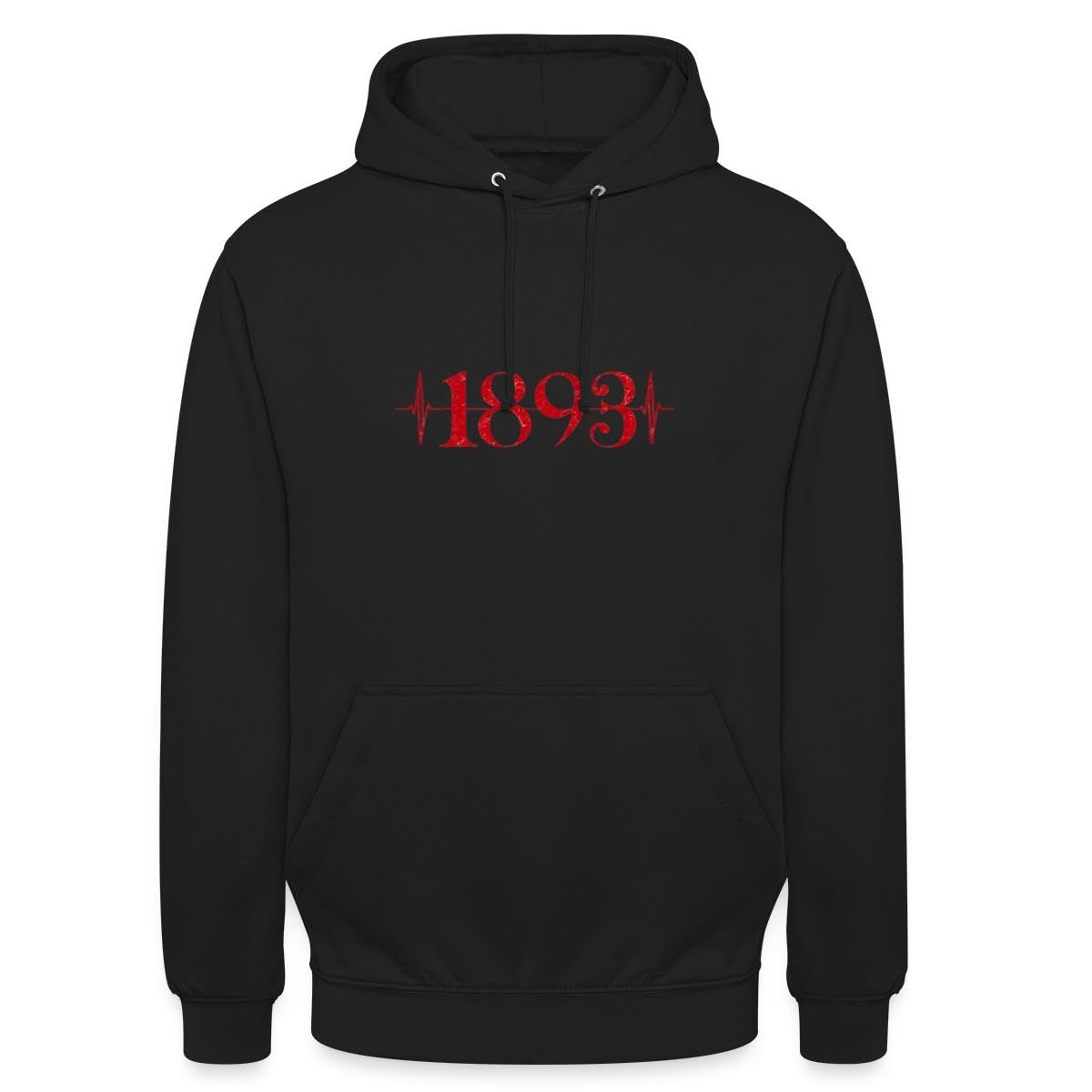 Spreadshirt 1893 Herzschlag Stuttgart Fußball Unisex Hoodie