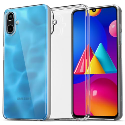 Image of Pikkme Back Cover for Samsung Galaxy F06 5G Crystal Clear Hard Back PC + TPU Protective Bumper Case(Transparent)