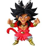 Gashapon Dragon Ball Super UDM Burst 27 Super Saiyan 4 Broly with Keychain Capsule Toy