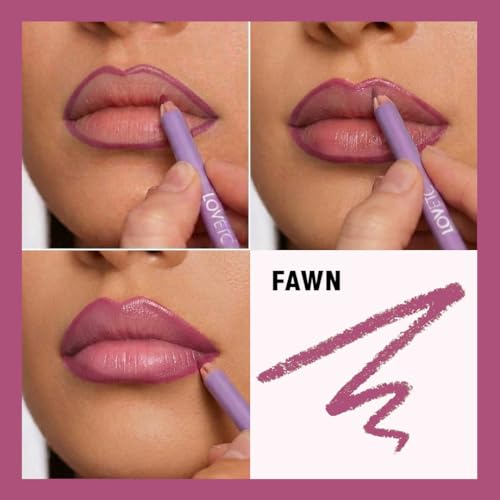 Image of Ultra-Smooth Matte Lip Liner, 12-Hr Wear, One Stroke, Fawn 1.14g | Ceramides, Vitamin E & C, Full Coverage, Non-Dry Feel, Vegan & Paraben Free