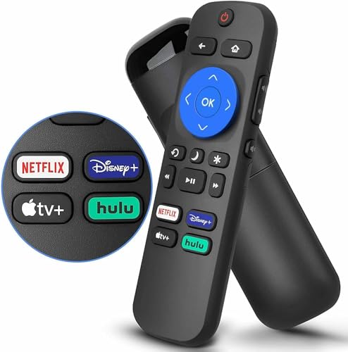Image of Replaced Remote for All Roku TV only, NOT Compatible with Any Roku Stick, Roku Streaming Stick, Roku Box
