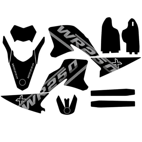 Kit autocollants motocross Yamaha WR250R contre les rayures