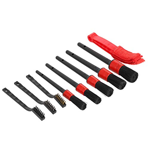 pedkit Kit de ferramentas de limpeza de carros, escova de rodas, kit de escova de detalhamento de ca