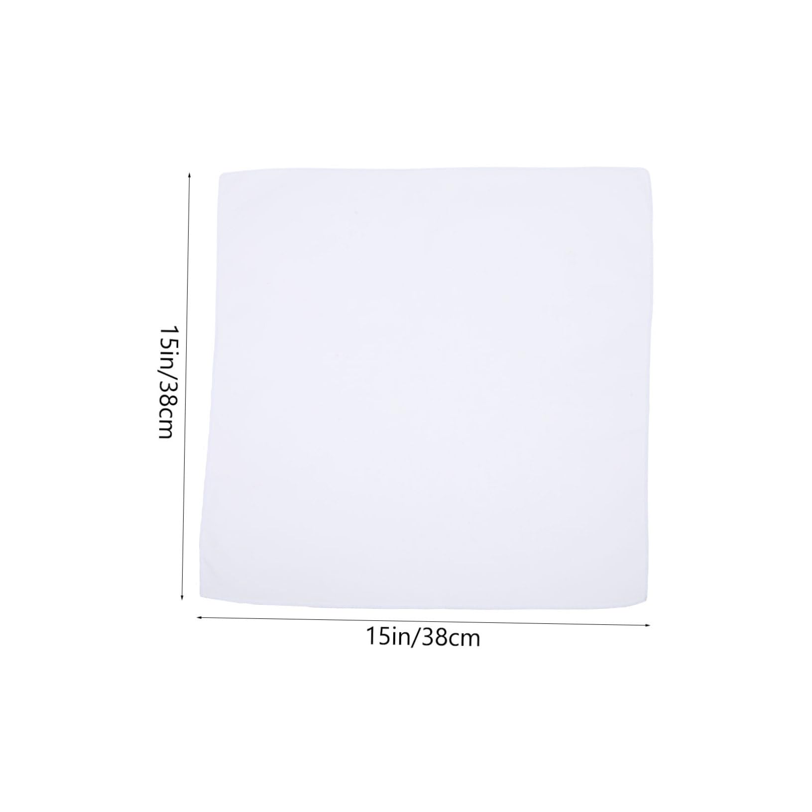 TOVINANNA Cotton Handkerchief Women's Tie-dye Square Towel 12 Pcs for Diy Embroidery