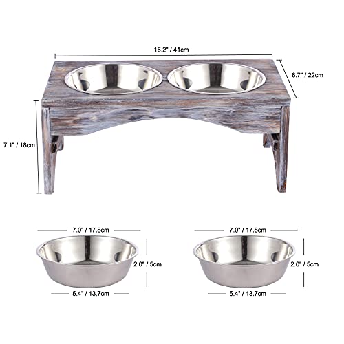 Tigcent Ciotole per Cani Gatti, 2 Ciotola Cani