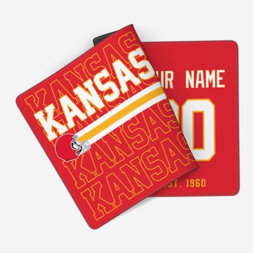 Image of ANTKING Kansas Mouse Pad Custom Name and Number Desk Pad for Men Women Youth Gifts