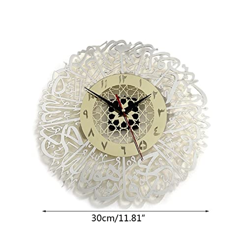Horloge murale silencieuse pour chambre et déco de maison - 2