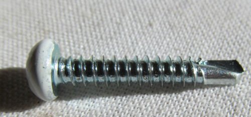 Tornillo ABS Cabeza Pan Blanco #8 x 1 pulgada Pack 200 miniatura 1