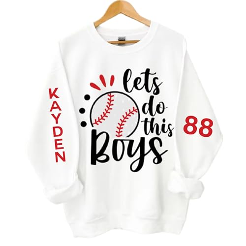 IZI POD Custom Team Sweatshirt - Personalized Baseball Sweatshirt With Team Name and Number3