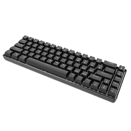 Zunate 60% Mechanische Gaming-Tastatur, Kabelgebundene 68-Tasten-Tastatur mit RGB-Hintergrundbeleuchtung und Hot-Swap-f&auml;hig, Programmierbar, Eigenst&auml;ndiger Pfeil, f&uuml;r PCs und Laptops