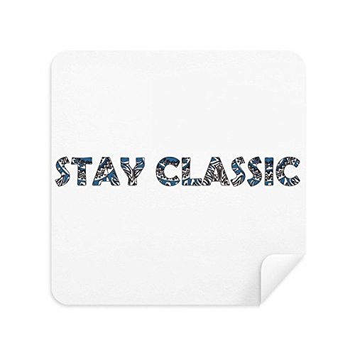 Chiffon de nettoyage lunettes Restez Classique en suède pour écran de téléphone et optique 2Pcs