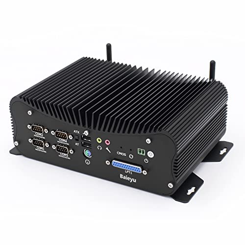 Mini PC Intel i5-7267U 16GB DDR4+256G SSD, Mini PC Windows 10 Pro, HDMI+VGA, Dual Band WiFi, Bluetooth 4.2, Wide Voltage Version, 2xRJ45 LAN, 6xCom, Pantalla 4K Gigabit Ethernet Cover