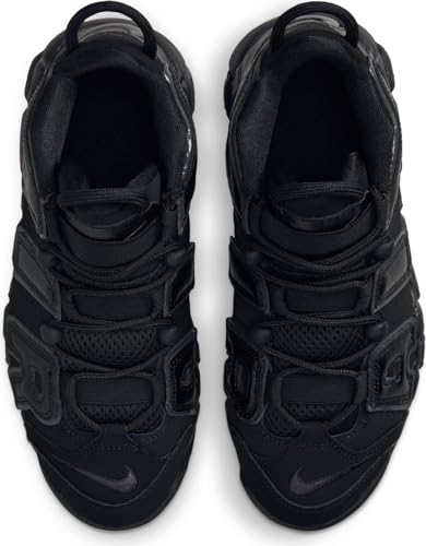 Nike Air More Uptempo Big Kids' Shoes (FV2264-001, Black/Black/Anthracite) Size 5.53