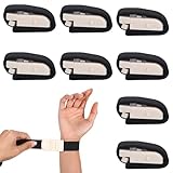 8 stück Stauschlauch Blutabnahme Stauschlauch, Hochflexibel Tourniquet, Elastisches für Medical Nurse Tourniquet für Camping, Wandern, Outdoor Sport（Schwarz）
