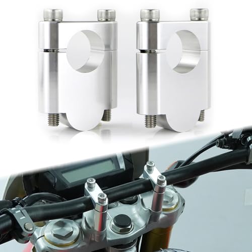 Xitomer 7/8'' 22mm Motorcycle ATV Dirt Bike Handlebar Risers With Clamps
