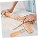 PRETYZOOM 4pcs Non-stick Wooden Rolling Pin for Baking Pastry Roller for Pizza Noodles Lightweight Easy to Clean Kitchen Utensil for All Types