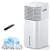 Windowless portable air conditioner 15h timer 120oscillation 3 in 1 portable ac unit with remote 2 gal tank 3 modes 3 speeds ultra quiet 24 ventless swamp cooler for room home office white  urban country home decor
