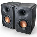 RIOWOIS Passive Bookshelf Speakers, Home Stereo Speakers for Record Player