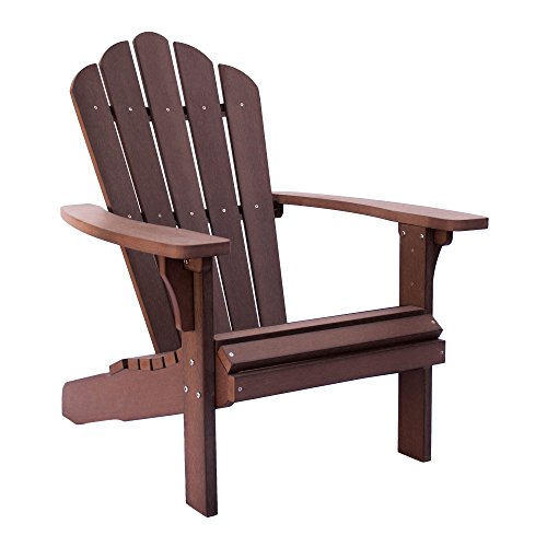 Shine Company 7615Cb West Palm Adirondack Chair, Chateau Brown #TOP25