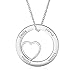 Custom Name Couple Bar Necklace Personalized Love Heart Pendant Engraved Mothers Charm Necklace Friendship Gifts for Women