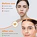 OSVINO Eyebrow Trimmer Scissor, 2024 New Stainless Steel Eyebrow Scissors with Comb, Non-Slip Facial Hair Removal Trimmer, Portable Professional Eyebrow Trimming Scissors for Men Women, Mint Green