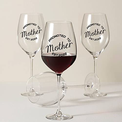 Verres à vin Promoted to Mother : le cadeau de naissance idéal pour future maman - 8