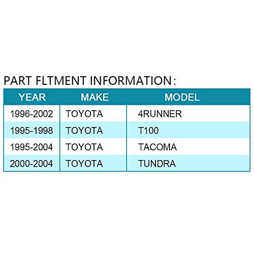 Irontek 0892104950 Engine Cooling Fan Clutch Fits Toyota 1995-2004 Tacoma, 1996-2002 4Runner, 1995-1998 T100, 2000-2004 Tundra Radiator Fan Clutch #TOP2