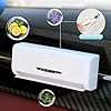 Solar Powered Car Fragrance Diffuser, Decorative Air Conditioner Shaped Aromatherapy Device with Adjustable Intensity(Lavender) #2
