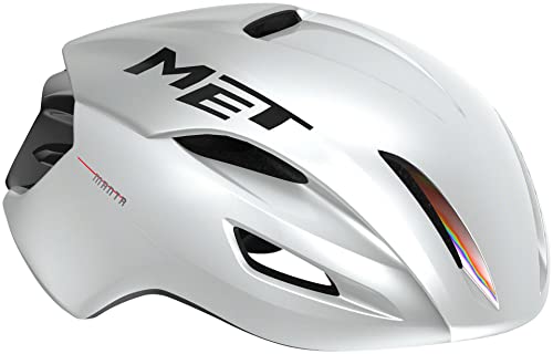 MET Manta MIPS Helmet, White Holographic Glossy, Medium
