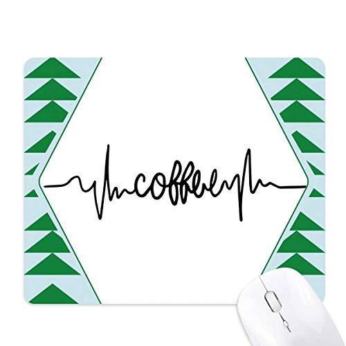 Tapis de souris green pine tree en caoutchouc antidérapant pour bureau