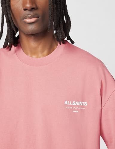 Image of AllSaints Men's Underground Oversized Short Sleeve Crew Neck Shirt