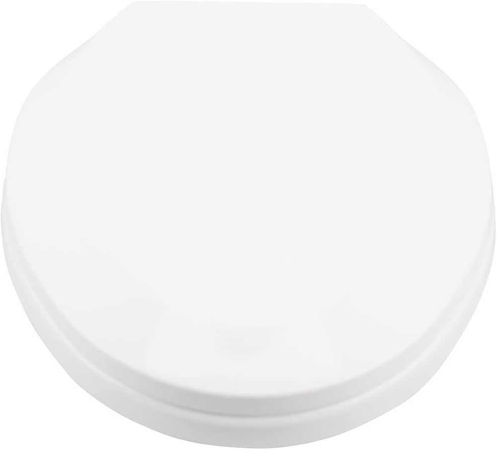 Renovators Supply Manufacturing White Plastic Soft Close Toilet Seat Elongated Slow Close Toilet Seat With Adjustable Mounting Hardware