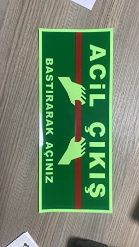 Acil Çıkış Kapı Etiketi Sticker
