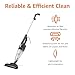 Amazon Basics 2-in-1 Corded Stick Vacuum Cleaner, Converts to Handheld, Lightweight (3.9 LBS), with Washable Filter, Crevice Tools, 0.5L Dust Cup, Self-Standing, 19.7-Ft Cord, 300W, Black