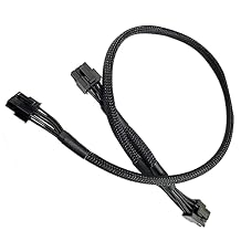 Zahara Power Supply Cable GPU PCIE Dual 8-pin Replacement for Corsair HX RM 750mm Type 4 HX1200 RM1000i / CX450M CX650m RM550X RM650X RM750 RM850 80 Plus/SF SF450 SF600 SF750 80Plus