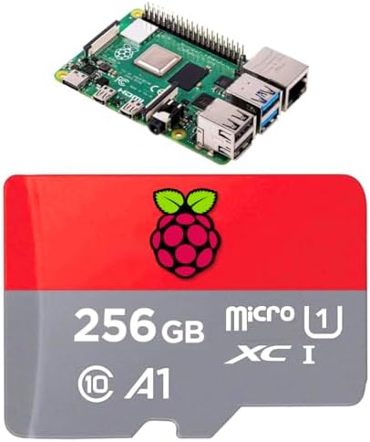 256GB Raspberry Pi Preloaded Pi OS Micro SD Card |